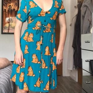 RARE Lazy Oaf Garfield dress
